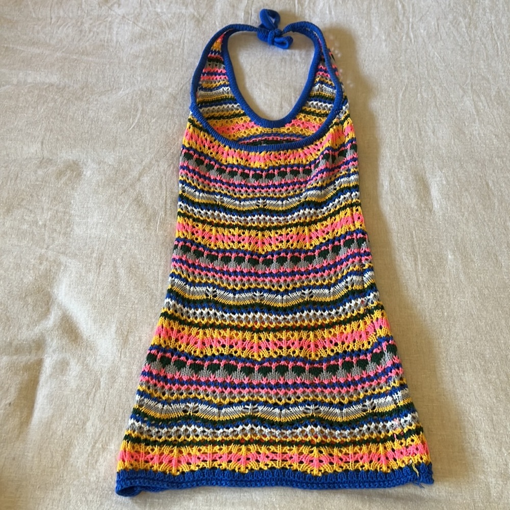 Verge Girl Crochet Mini Dress - Picture 2 of 4